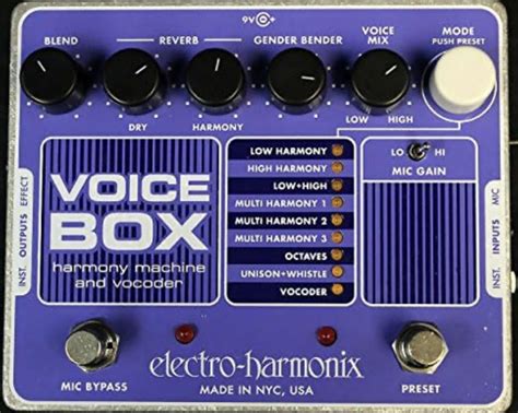 electro haromix voice box review|electro Harmonix harmony review.